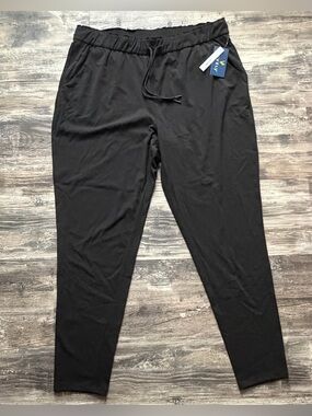 NWT Vively black elastic waist joggers pants women’s 1x
